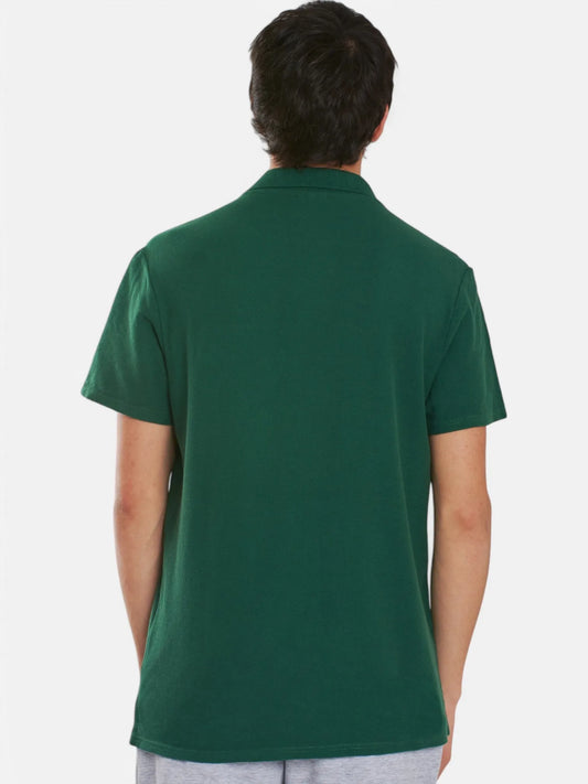 Chomba Le Coq Sportif Polo Pique Essentiel Verde