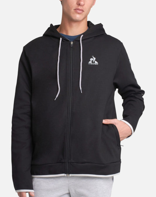 Campera Le Coq Sportif Training Hoodie Jacket Negro
