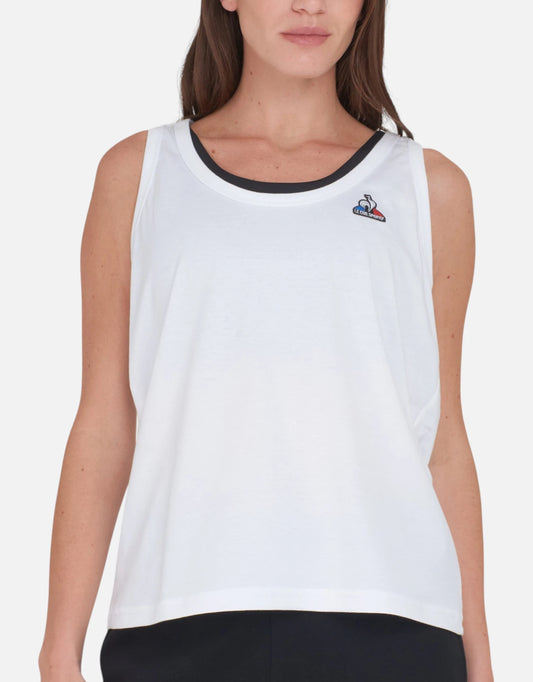 Musculosa Le Coq Sportif Ess Mujer Tank Blanco