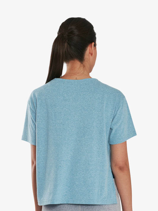 Remera Le Coq Sportif Mujer Training Loose Celeste