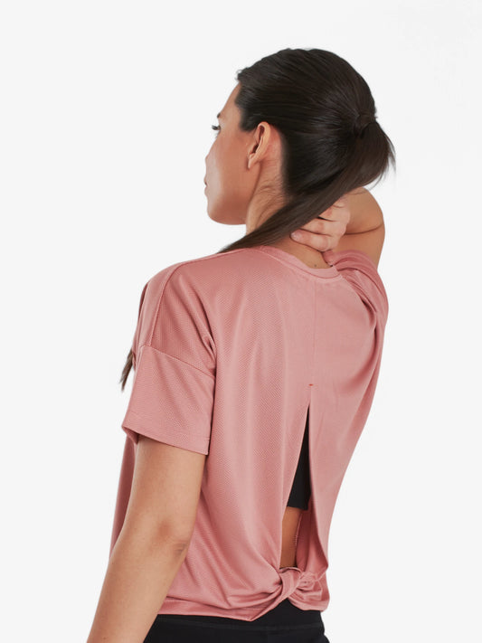 Remera Le Coq Sportif Mujer Training Hole Rosa