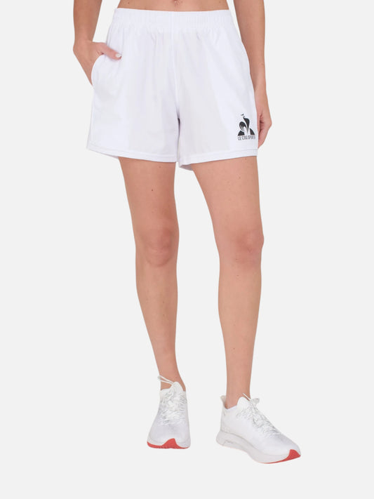 Short Le Coq Sportif Tennis Mujer Short Blanco