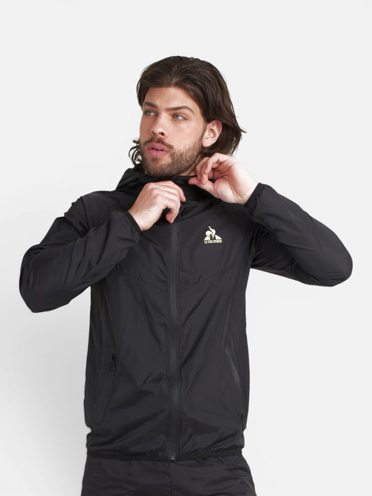 Campera Le Coq Sportif Lcs Ts Windbreaker Negro