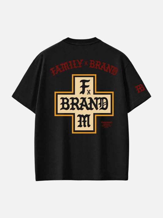 Remera Familyarg x Brand & Co Armor Negro