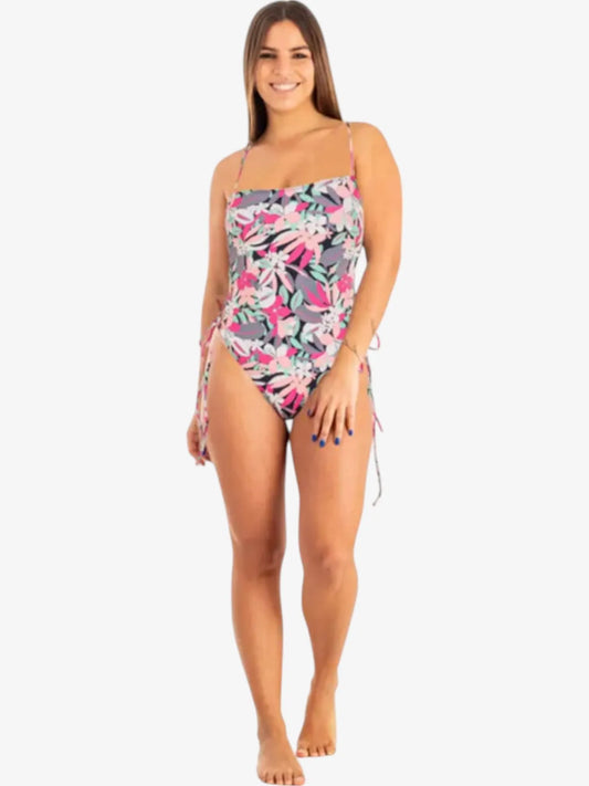 Malla Entera Roxy One Piece Pt Beach Classics Lace Up Multicolor