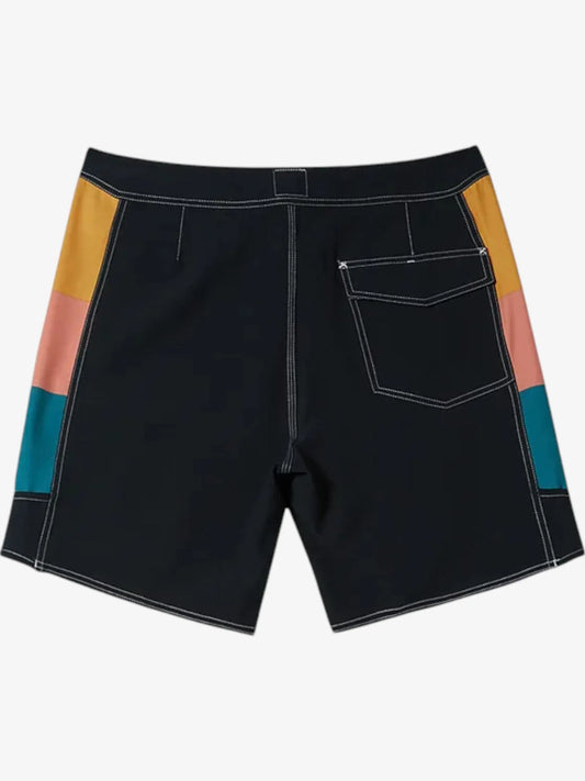 Malla Quiksilver Tb Original Arch Panel 18 Negro Mulicolor
