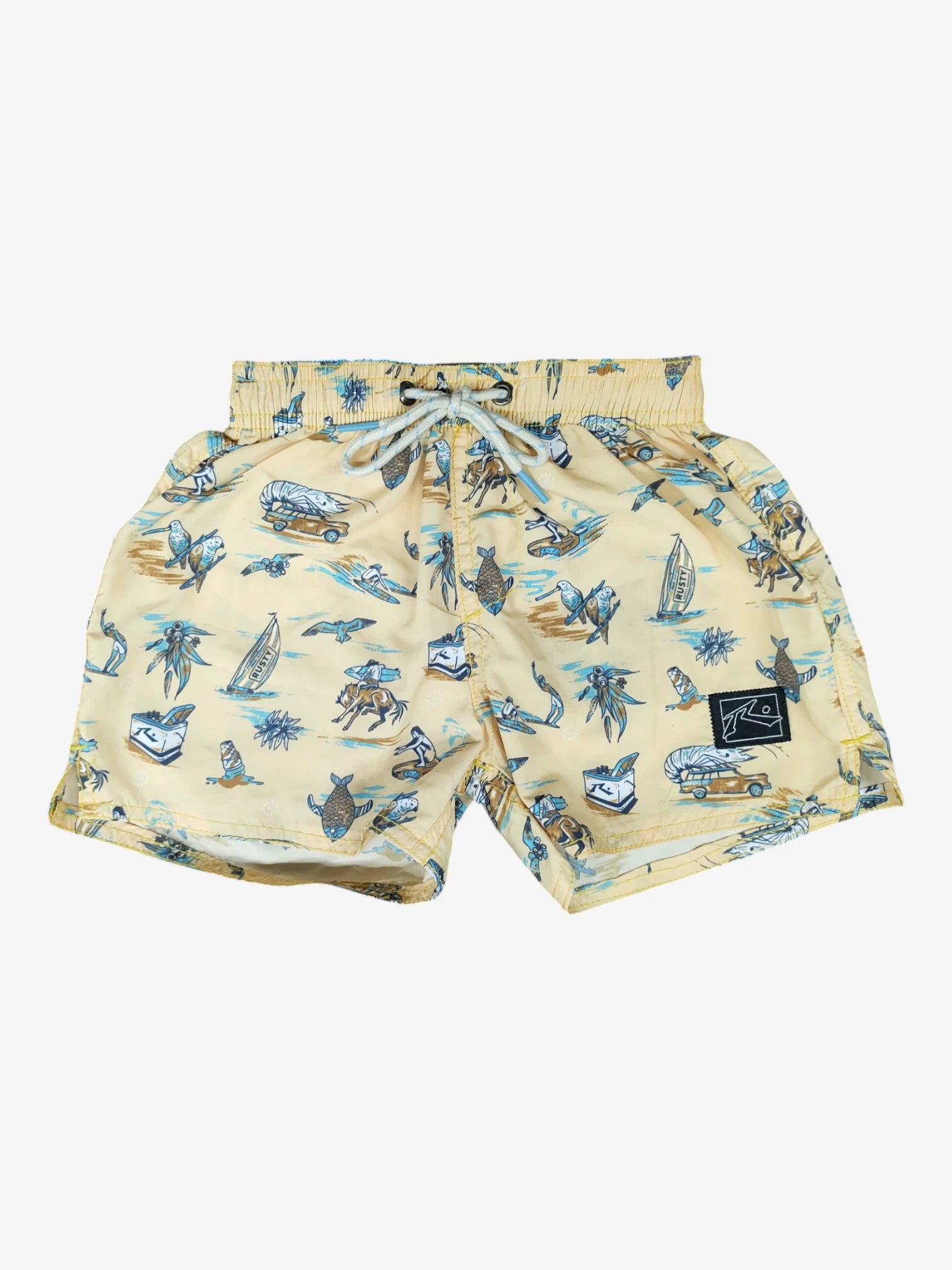 Malla Rusty Aloha Cowboy Niño Amarillo - Indy