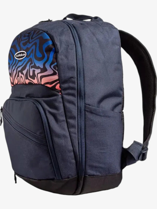 Mochila Quiksilver Schoolie Cooler 2.0 Azul Print