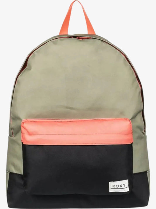 Mochila Roxy Sugar Baby Solid Verde Oliva