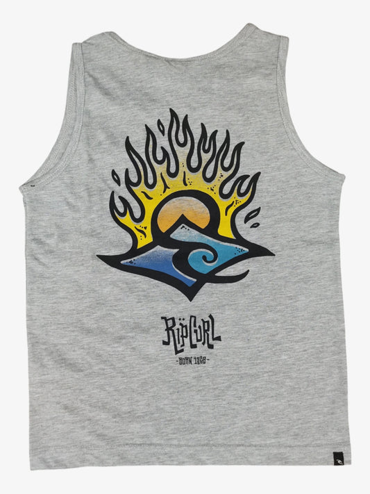 Musculosa Rip Curl Print Niño Gris - Indy