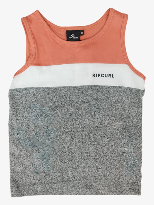 Musculosa Rip Curl Undertow Niño Gris Coral - Indy