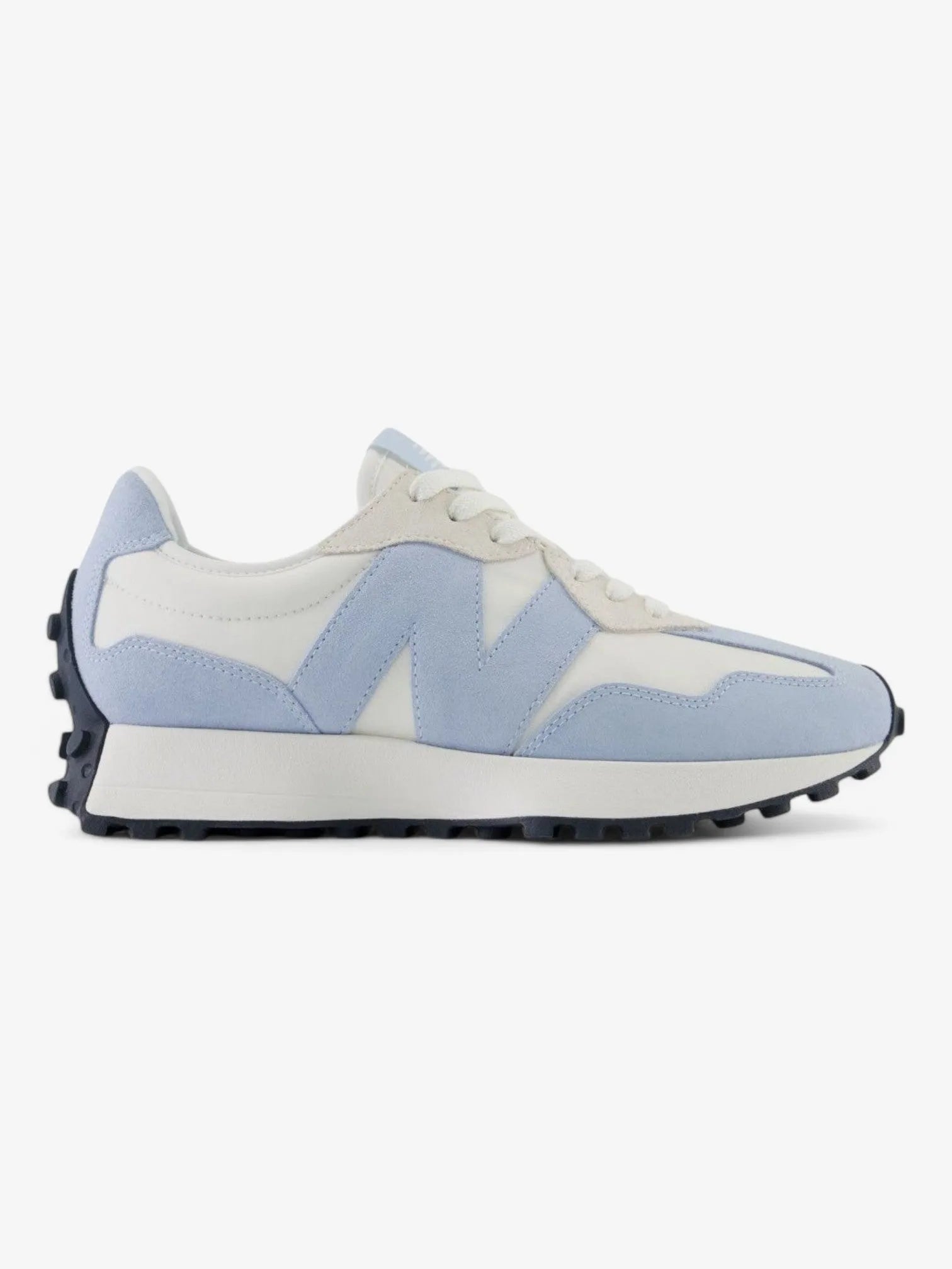 Zapatillas New Balance 327 Mujer Blanco Celeste Negro