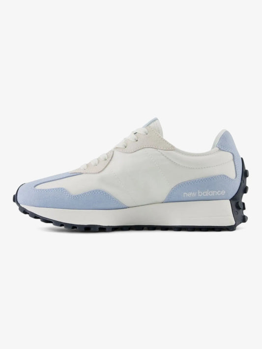 Zapatillas New Balance 327 Mujer Blanco Celeste Negro