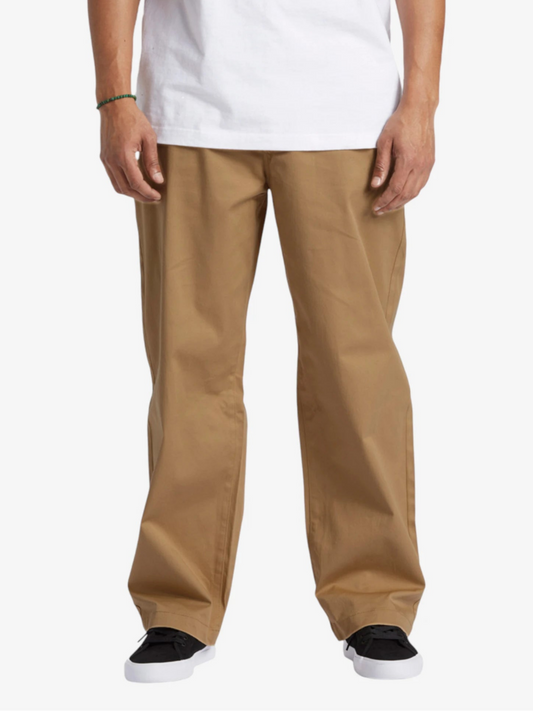 Pantalon DC Worker Baggy Chino Beige - Indy