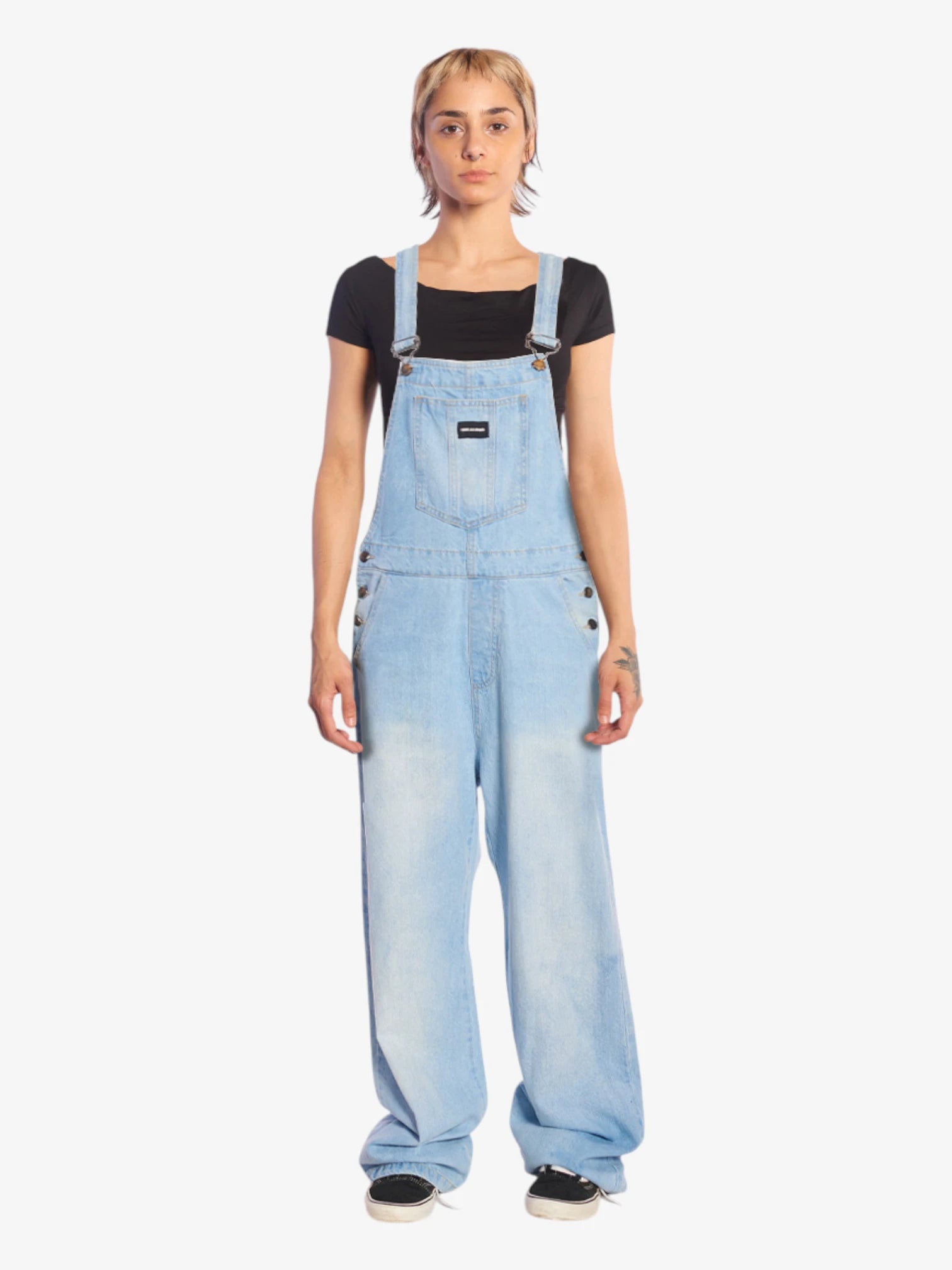 Pantalon Isabel La Catolica Denim Jardinero Oversize - Indy