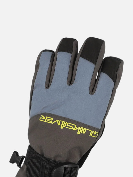 Guantes Snow Quiksilver Mission Niño Verde Azul