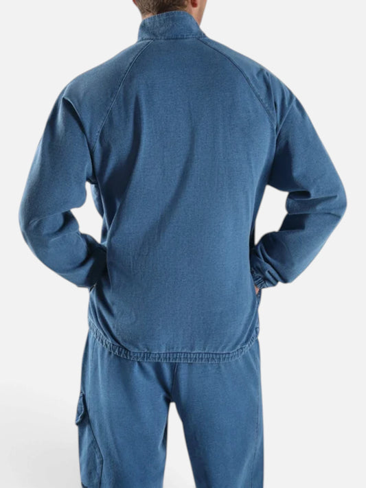 Campera Reebok Street Sport Vector Icon Track Jacket - Denim Azul