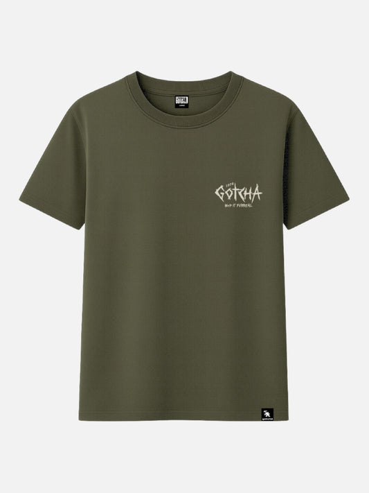 Remera Gotcha Rebel Verde Militar