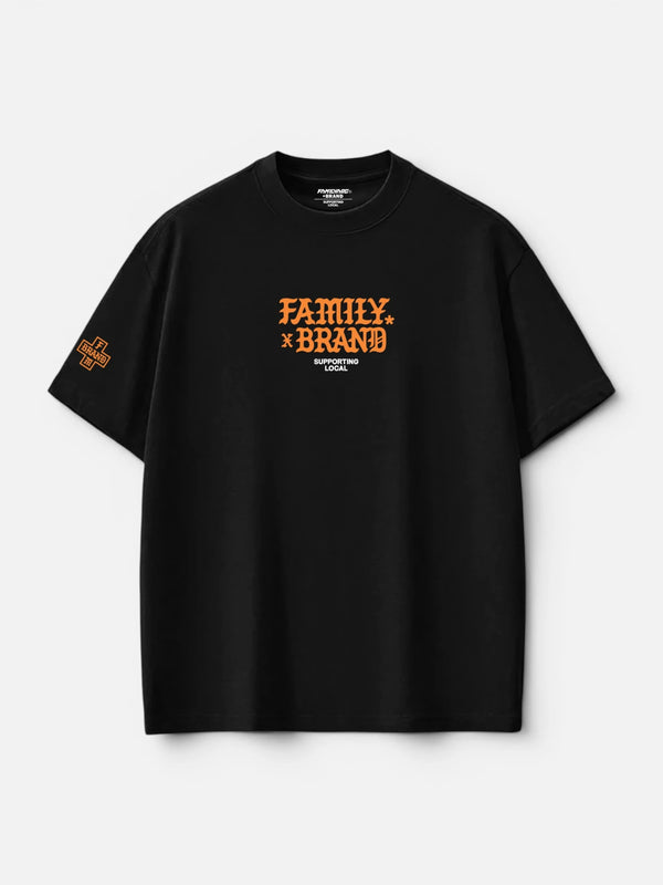 Remera Familyarg x Brand & Co Orng Pirate Negro