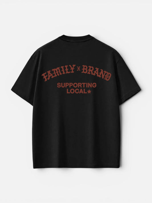Remera Familyarg x Brand & Co Iron Negro