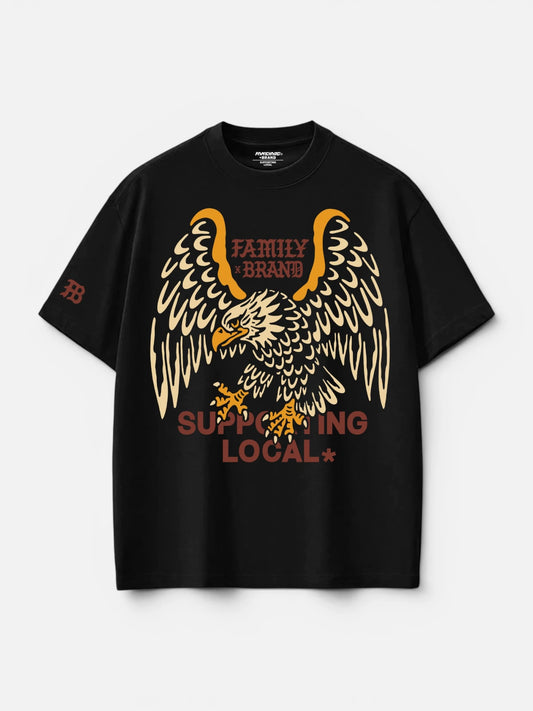 Remera Familyarg x Brand & Co Iron Negro