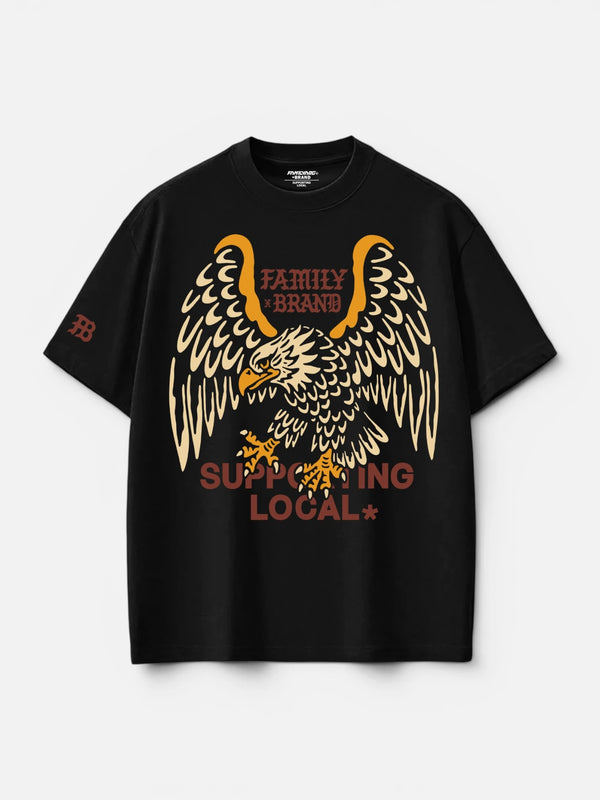 Remera Familyarg x Brand & Co Iron Negro