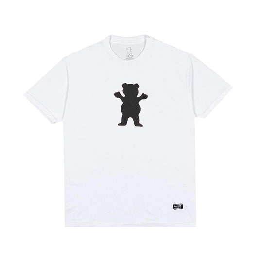 Remera Grizzly Og Bear Blanco Negro - Indy