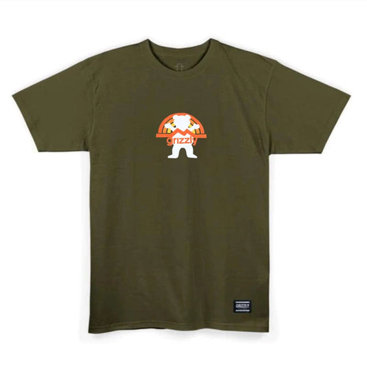 Remera Grizzly Sunshower Verde Musgo - Indy