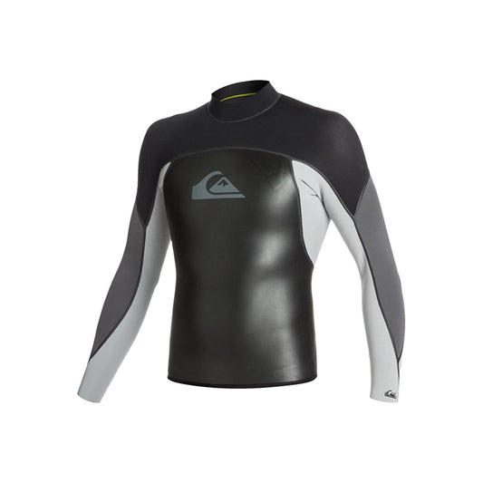 Remera Neoprene Quiksilver Man Rev 2mm Negro Gris - Indy
