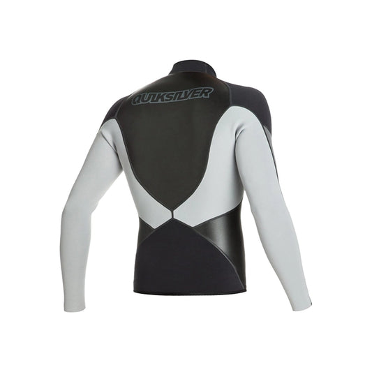 Remera Neoprene Quiksilver Man Rev 2mm Negro Gris - Indy