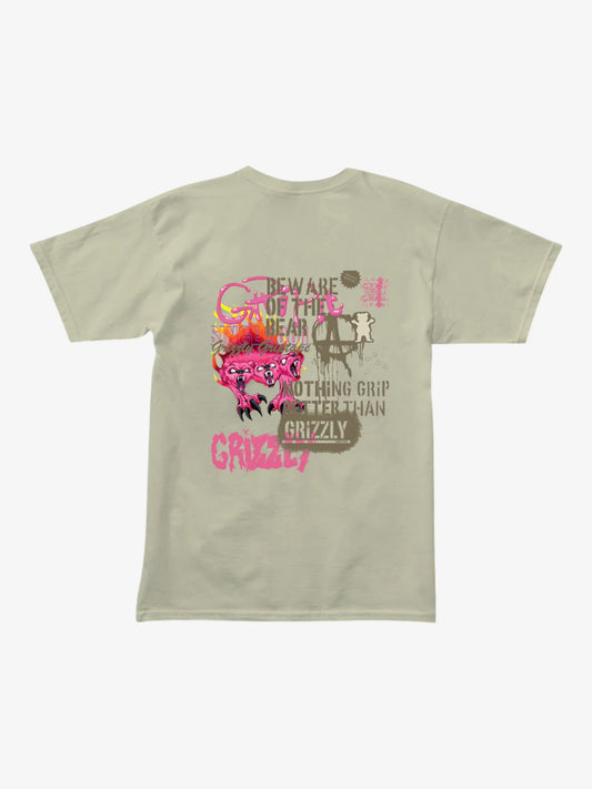 Remera Grizzly Anarchy Bone Beige - Indy