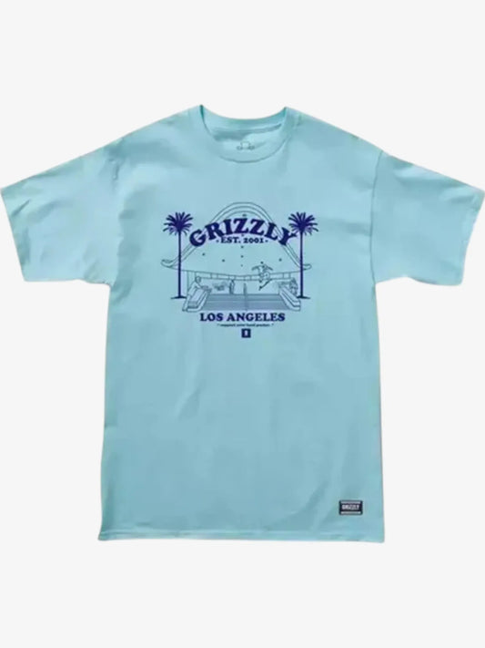 Remera Grizzly Local Pusher Powder Azul