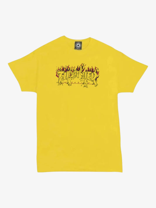 Remera Thrasher Crov Amarillo - Indy