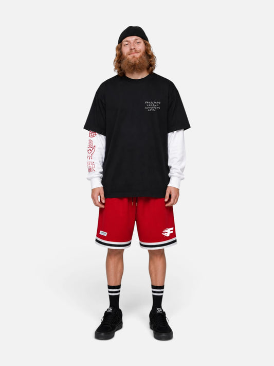 Bermuda Short Familyarg Shadow Rojo