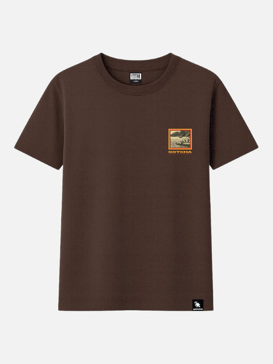 Remera Gotcha Tetris Chocolate