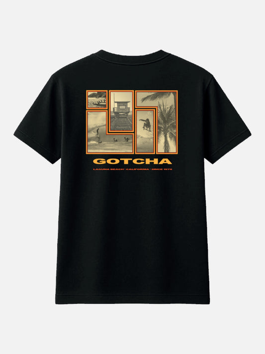 Remera Gotcha Tetris Negro