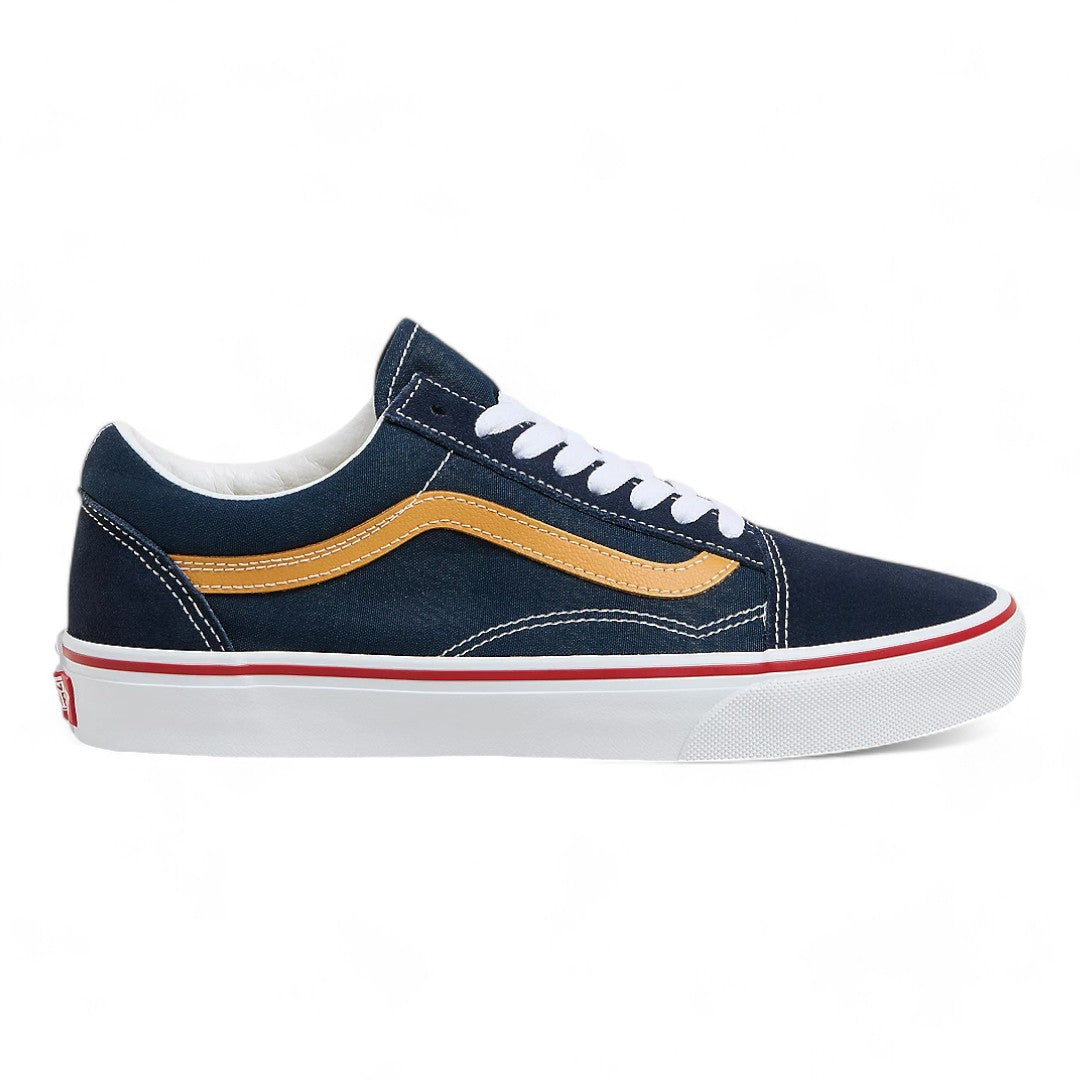 Zapatos Vans Vans Azul Con Amarillo Vans Old Skool Zapatos Vans