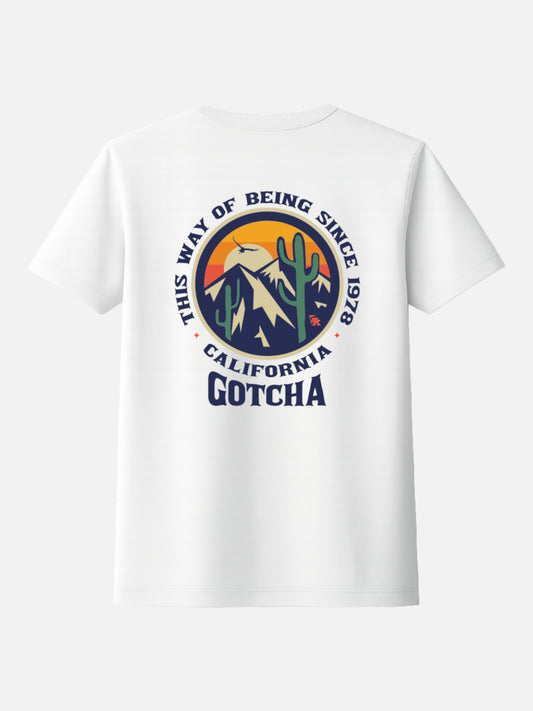 Remera Gotcha Wildland Blanco