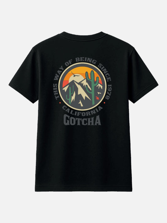 Remera Gotcha Wildland Negro