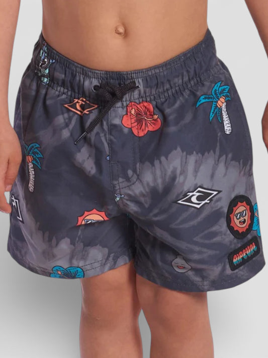 Malla Rip Curl Palm Batik 9 Niño Verde