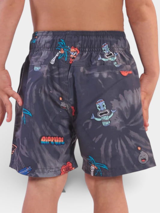 Malla Rip Curl Palm Batik 9 Niño Verde