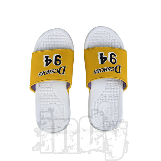 Ojota Dc Bolsa Blanco Amarillo