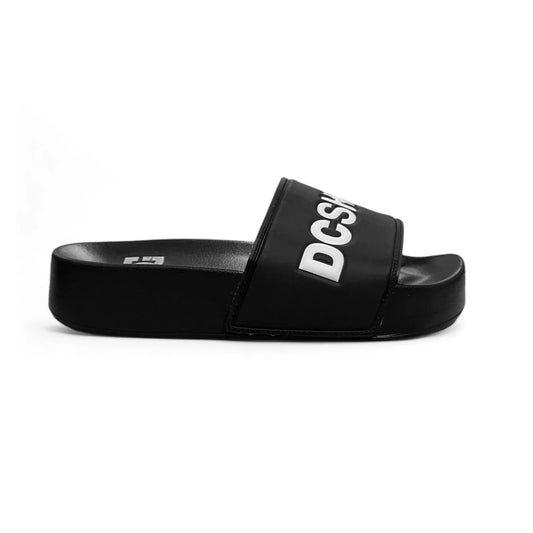 Ojota Dc Slide Platform Mujer Negro