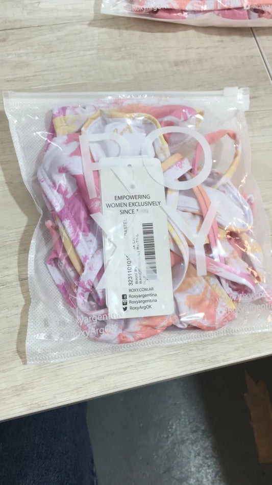 Bikini Roxy Lahaina Lights Bandeau Lila