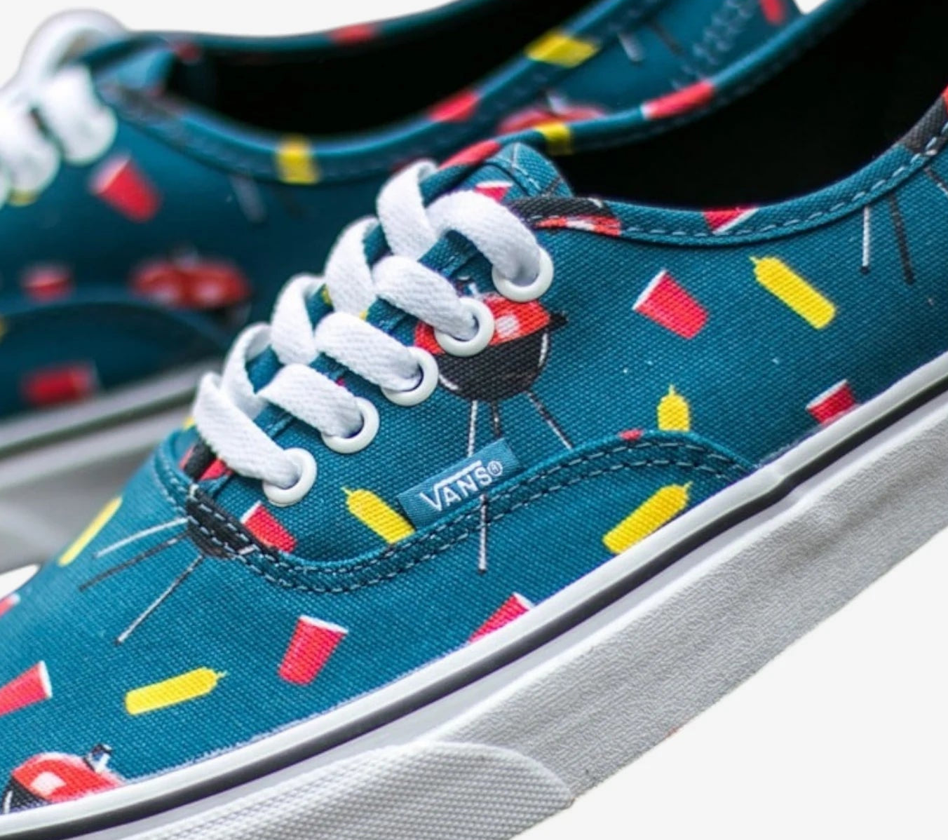Zapatilla Vans Authentic Azul Print - Indy