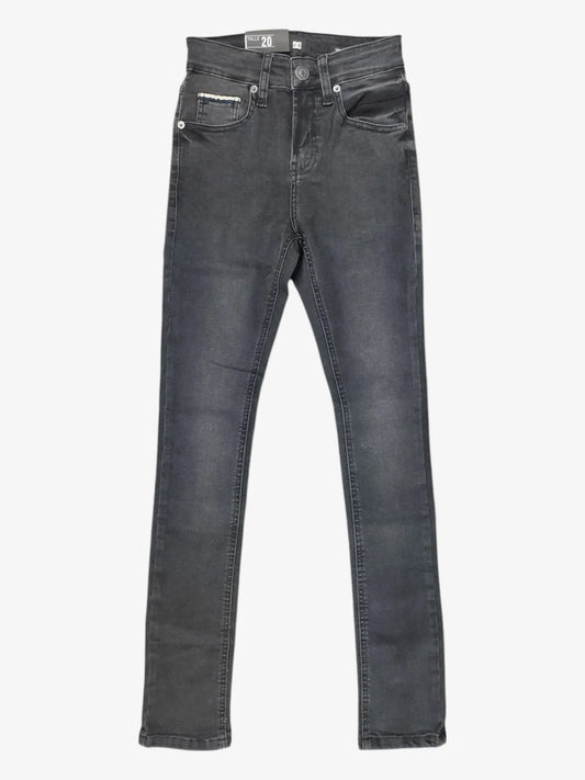Jean Dc Wrk Super Skinny Niño Negro - Indy