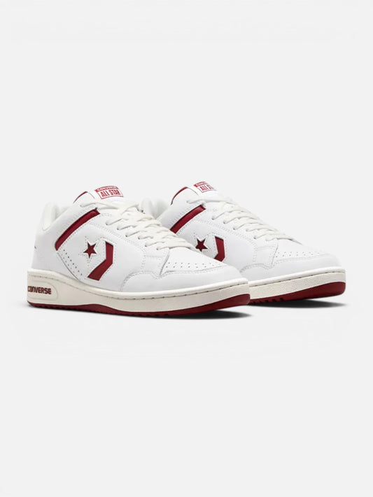 Zapatillas Converse Weapon Ox Blanco Blanco Bordo