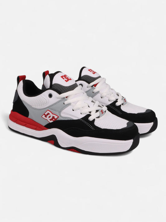 Zapatillas DC Ascend Blanco Negro Rojo