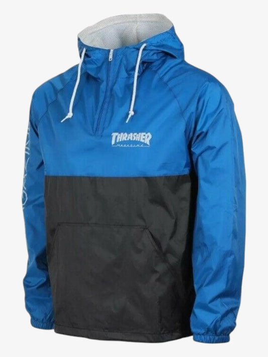 Anorak Thrasher Magazine Azul Negro