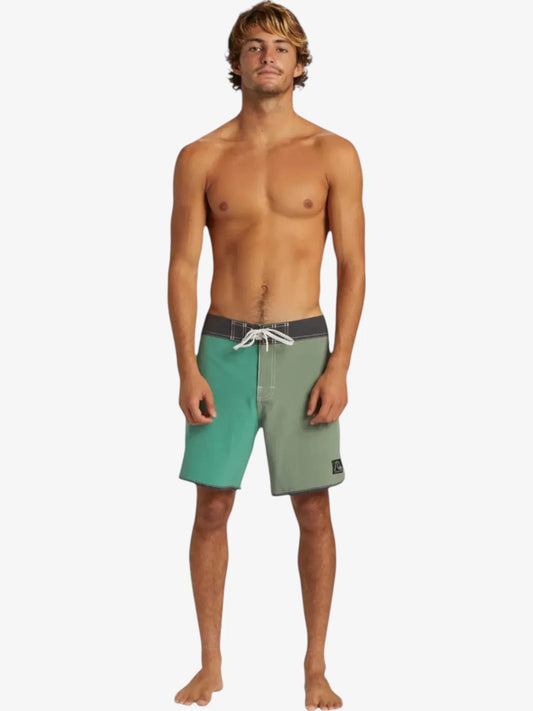 Malla Quiksilver TB Scallop Jester original 18" Verde Print